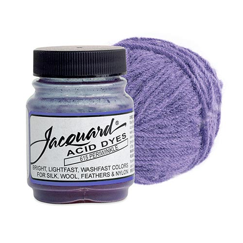 Jacquard Acid Dyes for Protein and Synthetic Fibers - (.5oz) Periwinkle