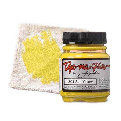 Jacquard Dye-na-Flow Fabric Paint - (2.25oz/66.5ml) Sun Yellow