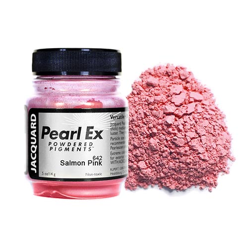 Jacquard Pearl Ex Metallic Powdered Pigments - (21g) Salmon Pink