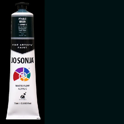 Chroma's Jo Sonja Fine Artists' Acrylic Paint - (2.5oz/75ml) Pthalo Green 033