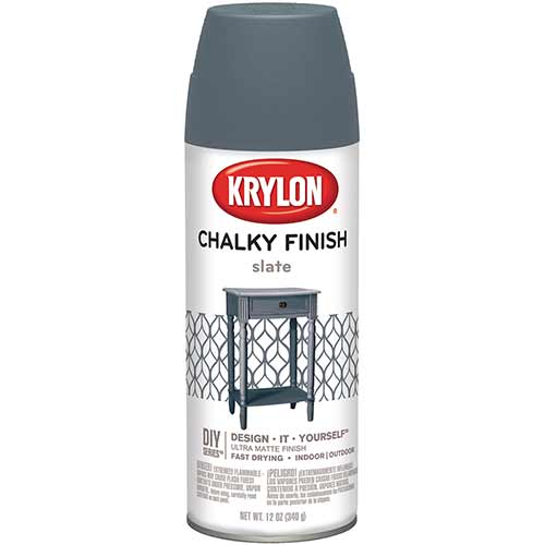 Krylon Chalky Finish Spray Paint - (12 Oz) Slate