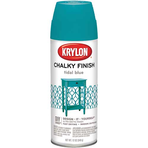 Krylon Chalky Finish Spray Paint - (12 Oz) Tidal Blue