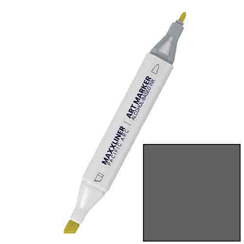 Pacific Arc Maxxliner Dual-tip Alcohol Marker - Neutral Gray 70%  MX25-123-NG7