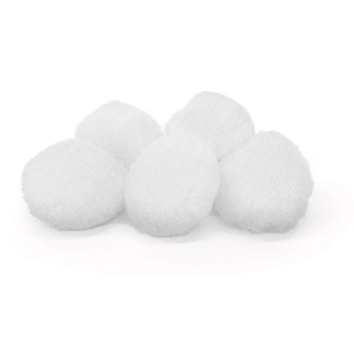 Pepperell Crafts Pom Poms 1?  (100 Pieces) White