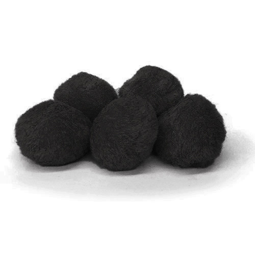 Pepperell Crafts Pom Poms 1?  (100 Pieces) Black