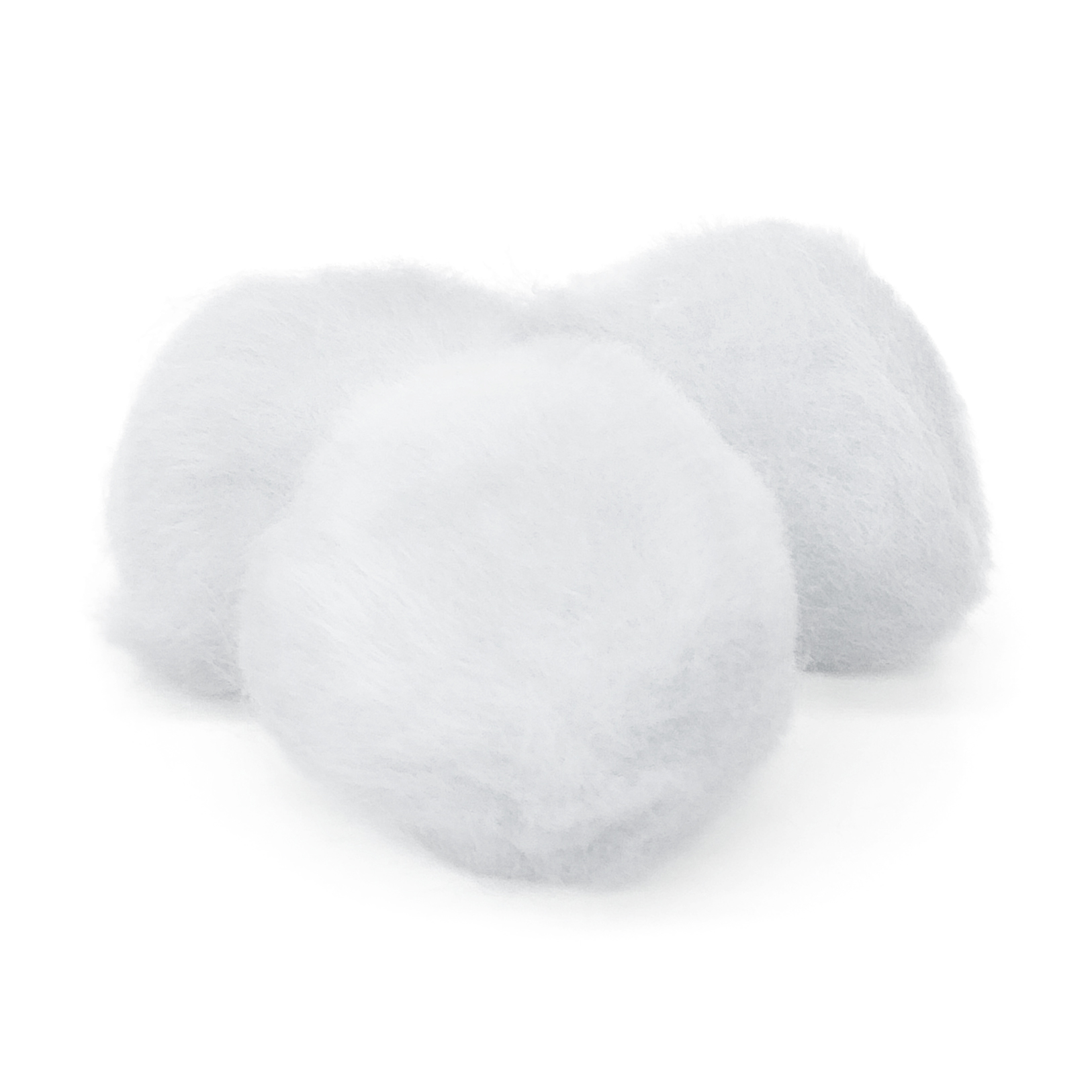 Pepperell Crafts Pom Poms 2" - (25 Pieces) White
