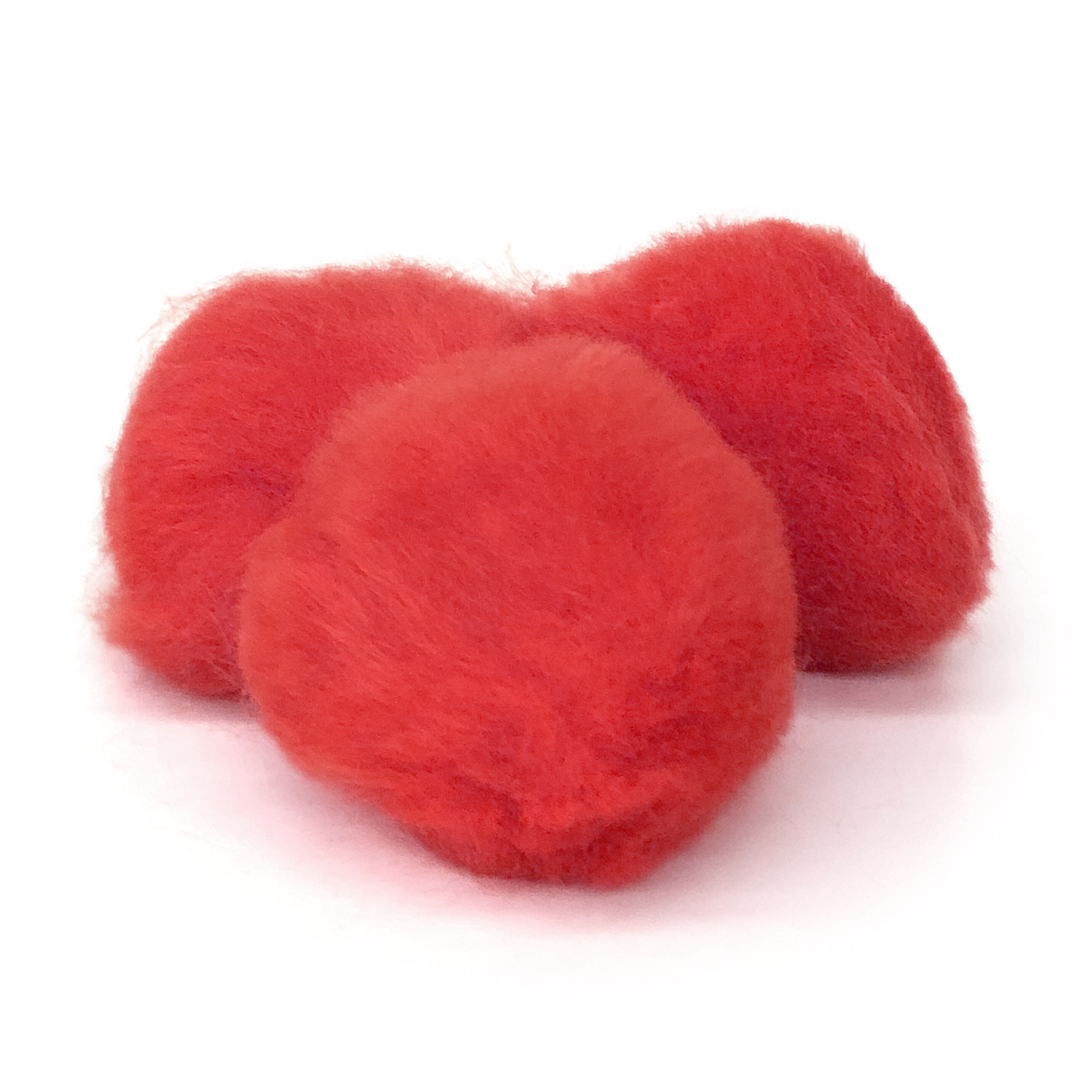 Pepperell Crafts Pom Poms 2" - (25 Pieces) Red