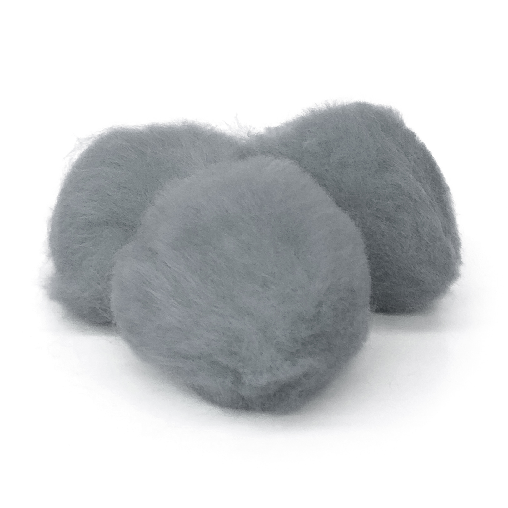 Pepperell Crafts Pom Poms 2" - (25 Pieces) Grey