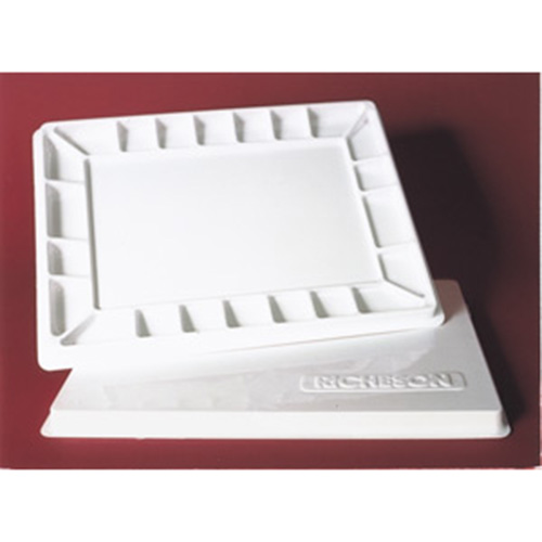 Jack Richeson Covered 22 Well Plastic Paint Palette Tray 16" x 12.25"  400207