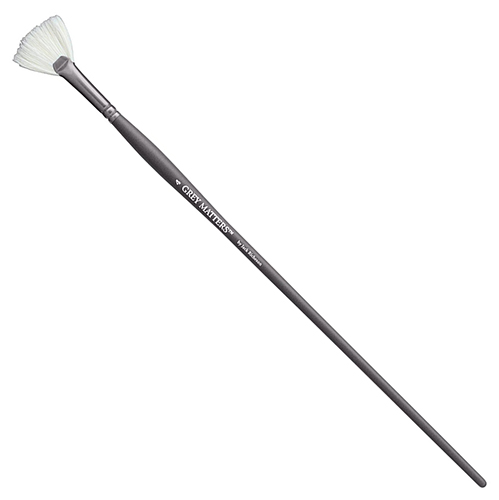 Richeson Grey Matters Bristle Brush for Oil & Acrylic - #4 Fan