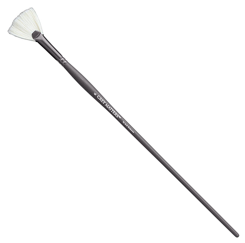 Richeson Grey Matters Bristle Brush for Oil & Acrylic - #6 Fan