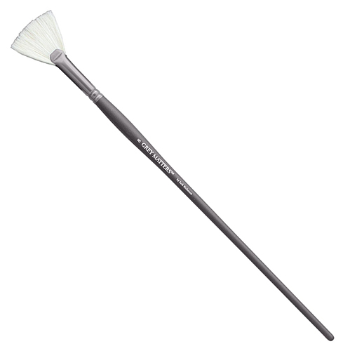 Richeson Grey Matters Bristle Brush for Oil & Acrylic - #8 Fan