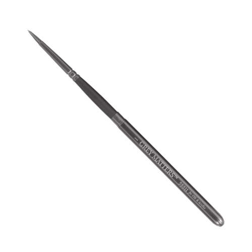 Richeson Grey Matters Pocket Brush for Oil & Acrylic - #1 Round