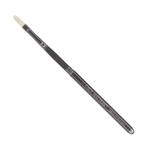 Richeson Grey Matters Pocket Bristle Brush for Oil & Acrylic - #1 Filbert