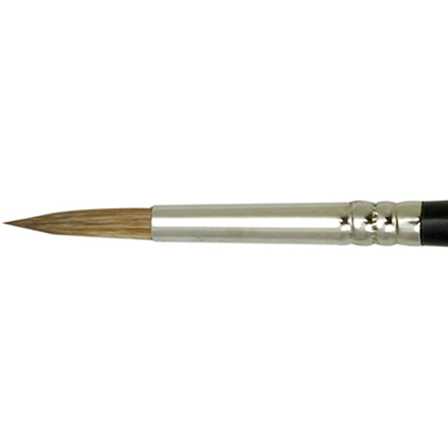#8 Natural Camel Hair Round Brush