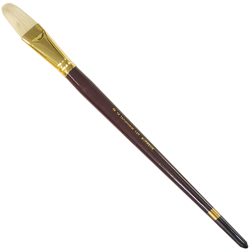 Royal Langnickel Supreme Hog Bristle Brush - Filbert #12