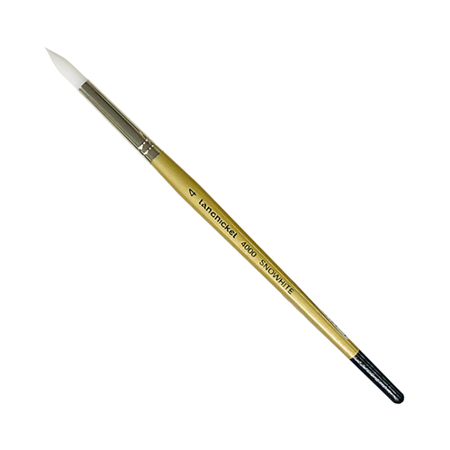 Royal Langnickel Snowhite Taklon Brush - Short Handle, Round #4