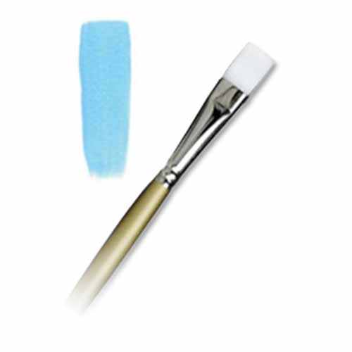 Royal Langnickel Snowhite Taklon Brush - Short Handle, Bright #6