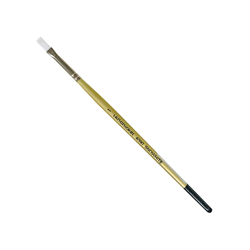 Royal Langnickel Snowhite Taklon Brush - Short Handle, Flat #1