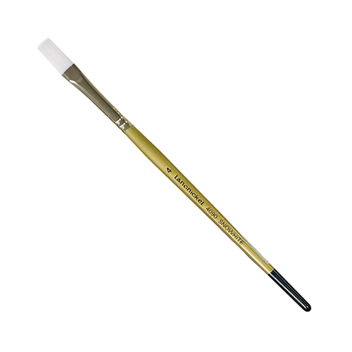 Royal Langnickel Snowhite Taklon Brush - Short Handle, Flat #4