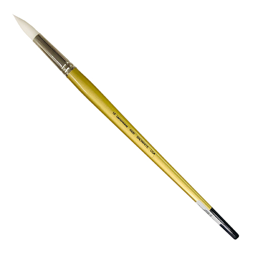 Royal Langnickel Snowhite Taklon Brush - Long Handle, Round #10