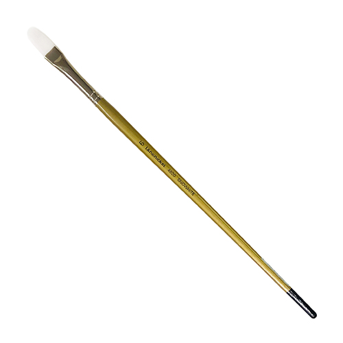 Royal Langnickel Snowhite Taklon Brush - Long Handle, Filbert #6