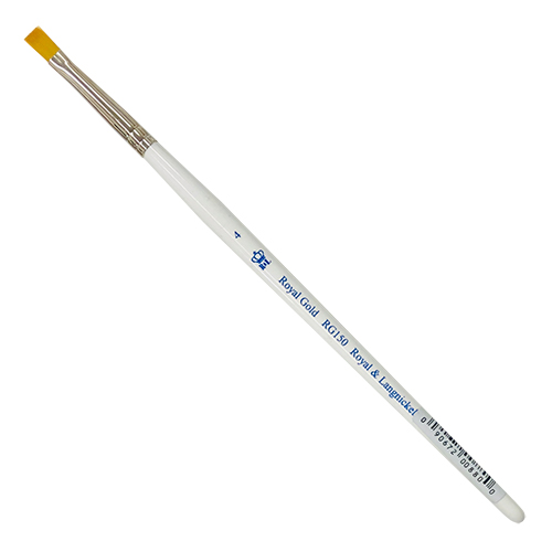 Royal Langnickel Royal Gold Brush for Acrylic & Watercolor - Shader #4