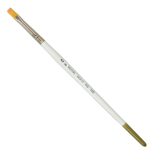 Royal Langnickel Royal Gold Brush for Acrylic & Watercolor - Shader #8