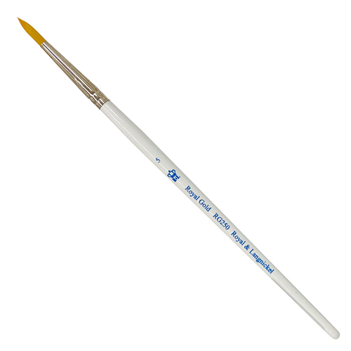 Royal Langnickel Royal Gold Brush for Acrylic & Watercolor - Round #5