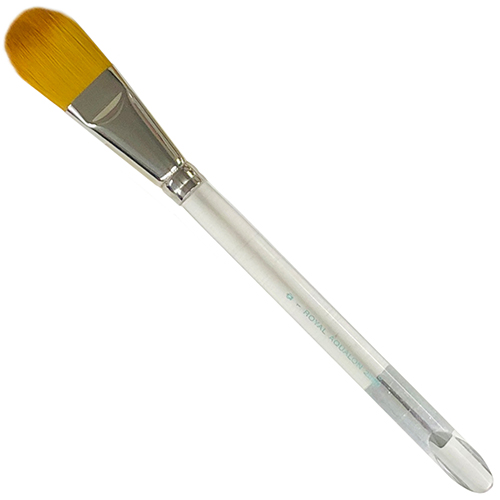 Royal Langnickel Aqualon Brush for Watercolor & Acrylic - Oval Wash 1"