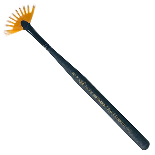 Royal Langnickel Mini Majestic Brush - Fan Wisp #10/0