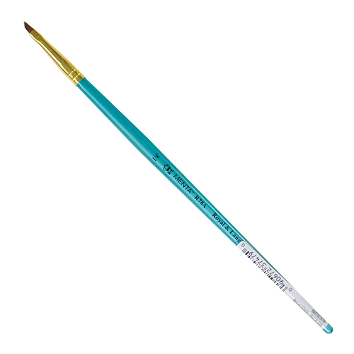 Royal Langnickel Menta 78 Brush for Acrylic - Short Handle, Angle 1/8"