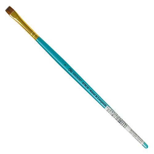 Royal Langnickel Menta 78 Brush for Acrylic - Short Handle, Chisel Blender #6
