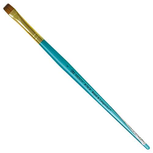 Royal Langnickel Menta 78 Brush for Acrylic - Short Handle, Chisel Blender #8