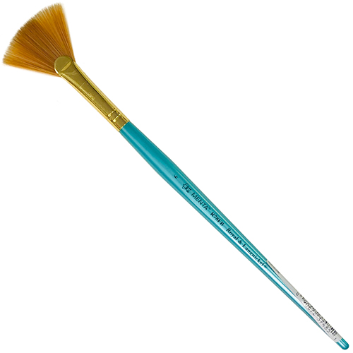 Royal Langnickel Menta 78 Brush for Acrylic - Short Handle, Fan #6