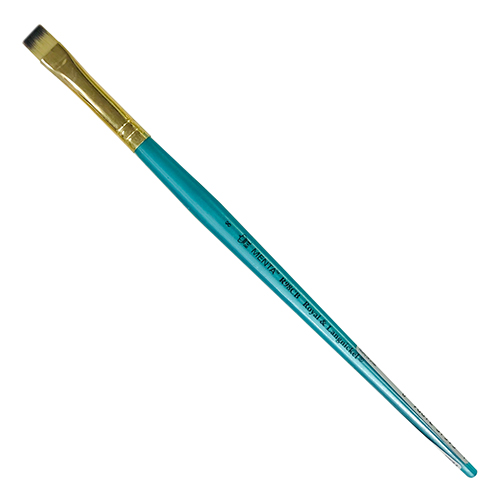 Royal Langnickel Menta 98 Brush for Acrylic - Short Handle, Chisel Blender #8