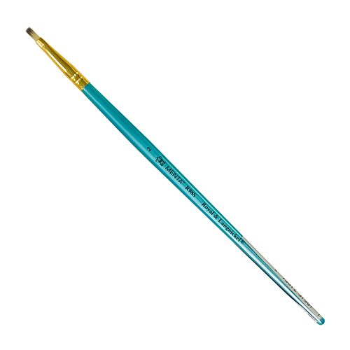 Royal Langnickel Menta 98 Brush for Acrylic - Short Handle, Shader #2