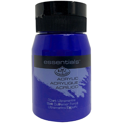 Royal Langnickel Essentials Acrylic Paint - (16.9oz/500ml) Dark Ultramarine