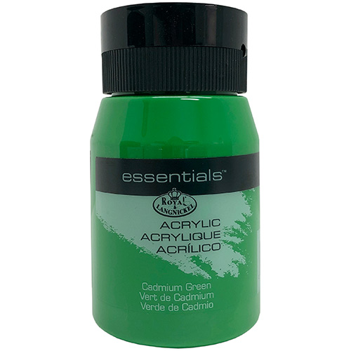 Royal Langnickel Essentials Acrylic Paint - (16.9oz/500ml) Cadmium Green