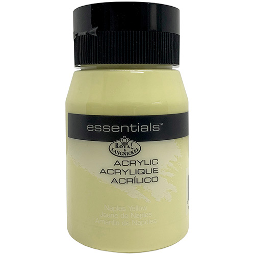 Royal Langnickel Essentials Acrylic Paint - (16.9oz/500ml) Naples Yellow
