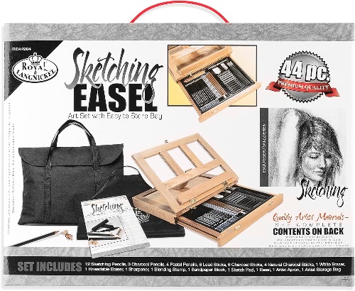 Royal Langnickel Essentials Sketching Easel Art Set with Easy to Store Bag (REA4904)