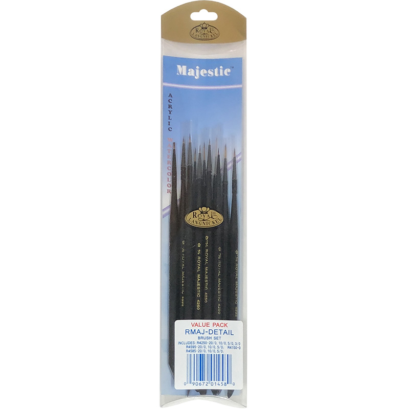 Royal Langnickel Majestic Brush Set - (11 Pack) Detail
