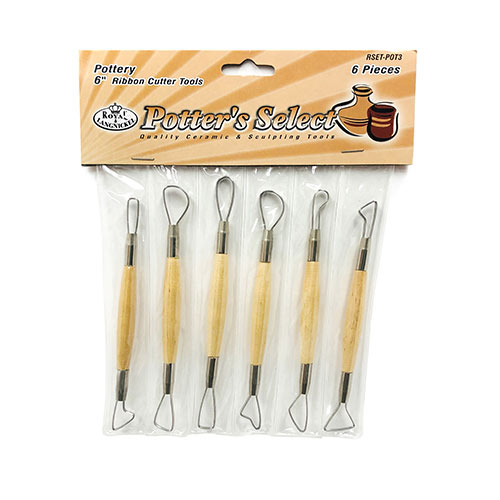 Royal Langnickel Potter's Select 6" Ribbon Cutter Tools - (6 Pieces) Small Ended