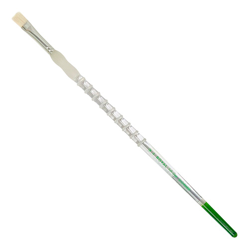 Royal Langnickel Soft-Grip Bristle Brush - Long Handle, Bright #4