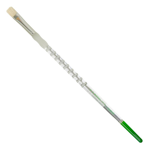 Royal Langnickel Soft-Grip Bristle Brush - Long Handle, Bright #6