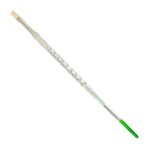 Royal Langnickel Soft-Grip Bristle Brush - Long Handle, Flat #2