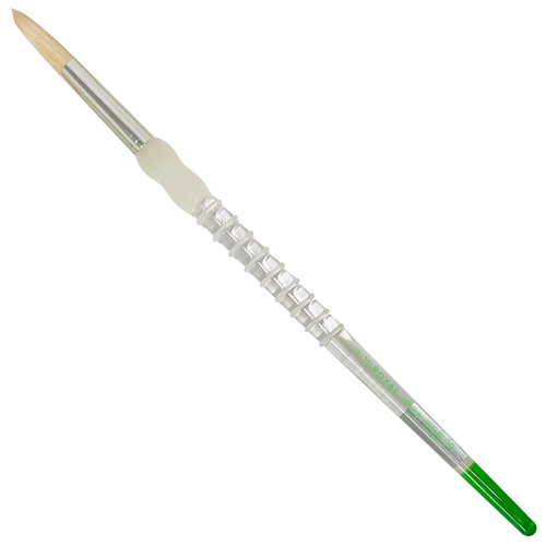 Royal Langnickel Soft-Grip Bristle Brush - Long Handle, Round #10
