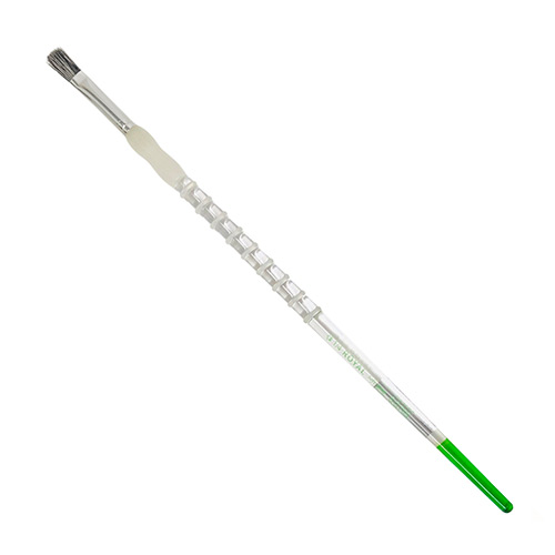Royal Langnickel Soft-Grip Bristle Fitch Brush - Long Handle, Glaze 1/4"