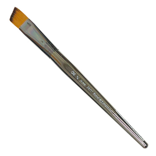 Royal Langnickel Zen Brush for All Media - Short Handle, Angle 5/8"