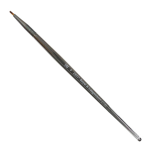 Royal Langnickel Zen Brush for All Media  Short Handle, Flat Shader #0